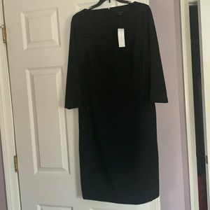 Black Boatneck Dress